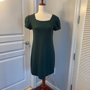 Small Banana Republic Green Wool Dress